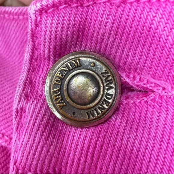 Zara Fuchsia Pink Jeans Size 4. EUC - Picture 8 of 14